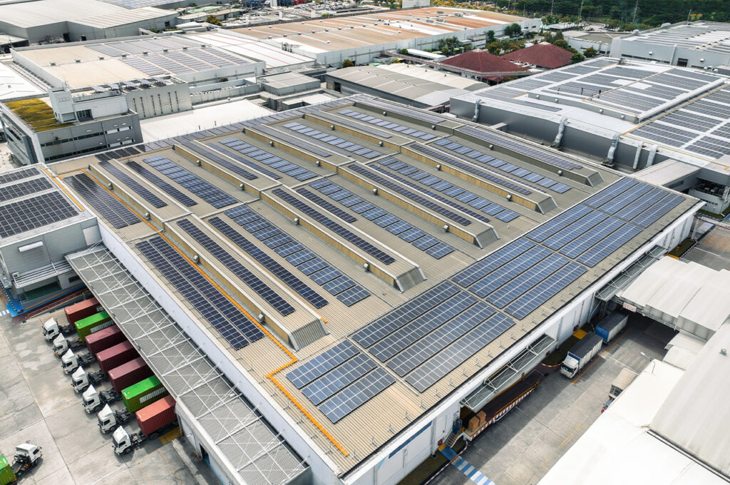 a distribution centre that implements the latest logistics technology
