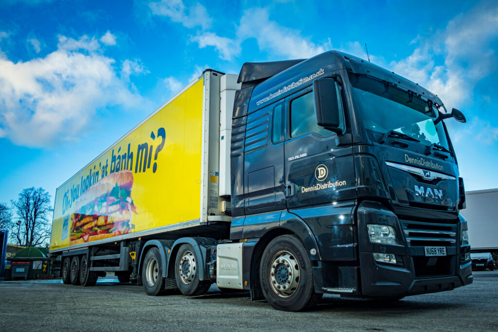a HGV carrying foodstuffs according to the HACCP principles