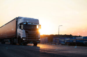 a representation of a HGV benefitting from artificial intelligence in logistics