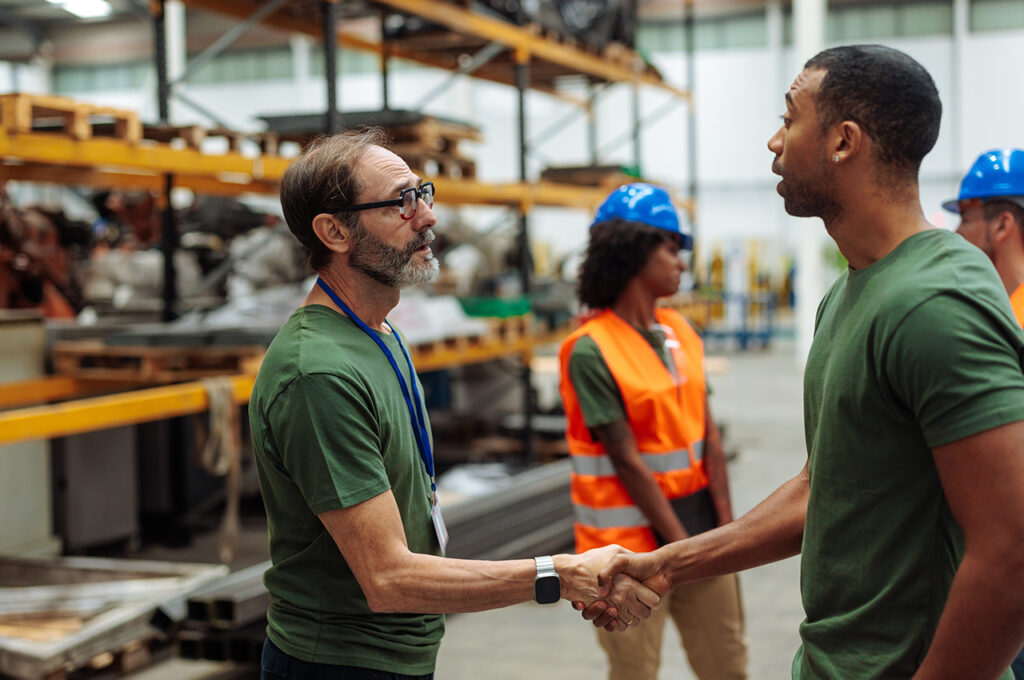 a positive supplier relationship between transport managers and clients